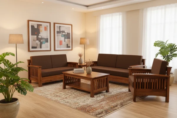 Solid Wood Furniture UK Living Room Setup