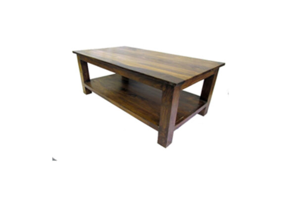 Solid Wood Coffee Table Shelf