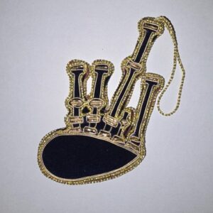 Christmas Decoration - Zari Style Scottish Bagpipes