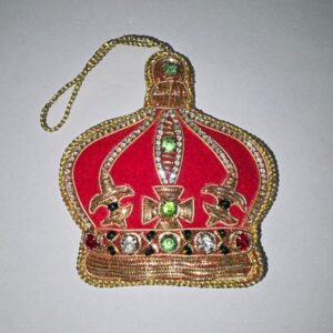 Christmas Decoration - Zari Style Embellished Coronation Crown