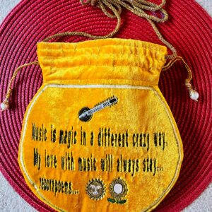 Women Handcrafted Embroidery Cross-Body Velvet Bag/Purse