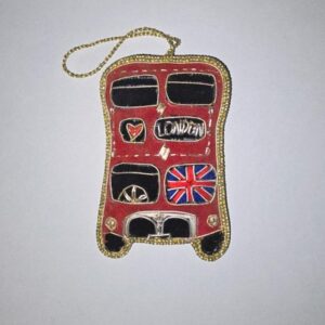 Christmas Decoration - Zari Style London Bus