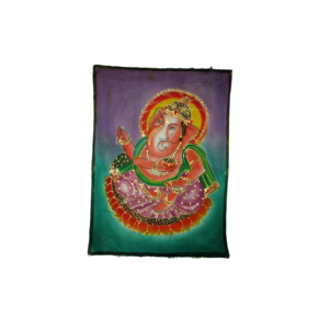 Cotton Batik - Ganesh on Lotus