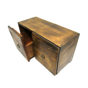 Solid Wood Two Draw Jewellery Storage Box