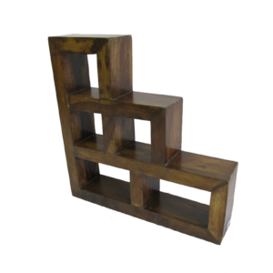 Solid Wood Display Step Shelf