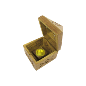 Solid Wood Pyramid Incense Cone Holder