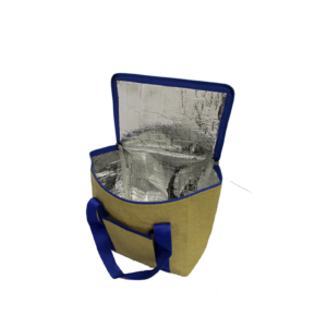 Natural Jute Cool Bag with Zip