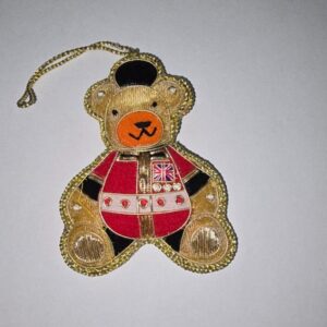 Hand embroidered Zari Guardsman Bear
