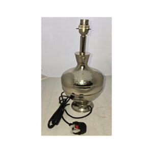 Sheet Metal Table Lamp with Standard Brass Bulb Fitting - Antique