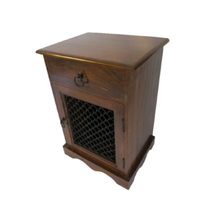 Bedside Cabinet with One drawer & Jali Door