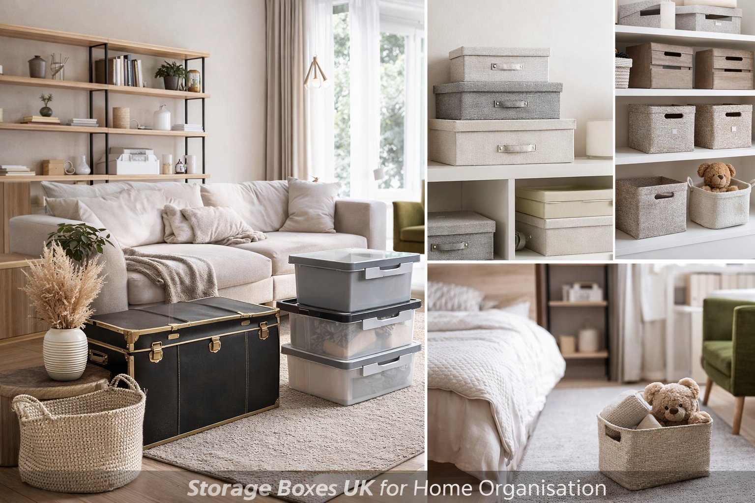 Storage Boxes UK for Home Organisation